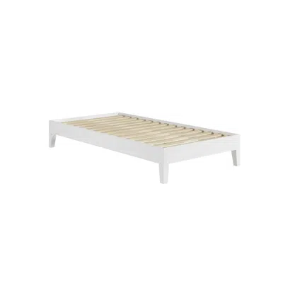 Steve Silver Nix Twin Platform Bed White