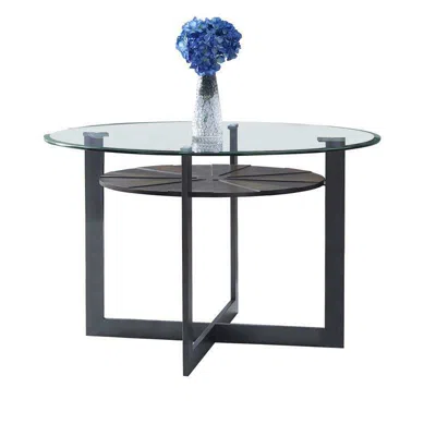 Steve Silver Olson Dining Table In Blue