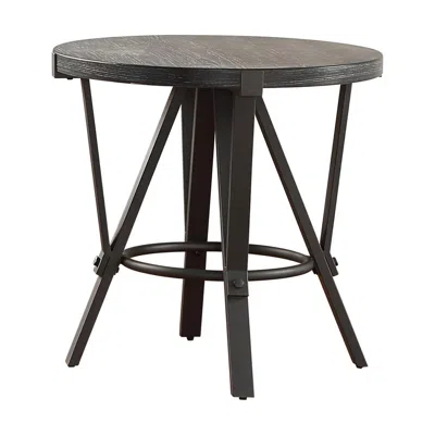 Steve Silver Oslo Round Counter Table In Black
