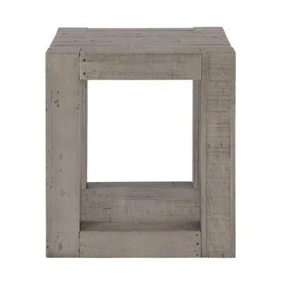 Steve Silver Pinedale End Table In Gray