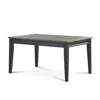 Steve Silver Raven Noir Dining Table In Gray