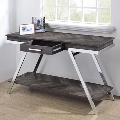 Steve Silver Roma Sofa Table In Brown