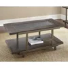 Steve Silver Terrell Cocktail Table With Casters In Gray