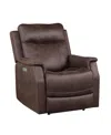 Steve Silver Valencia Dual Power Recliner - Walnut In Dark Brown