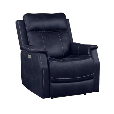 Steve Silver Valencia Dual Power Recliner - Ocean