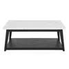 Steve Silver Vida-black White Marble Top Cocktail Tbl