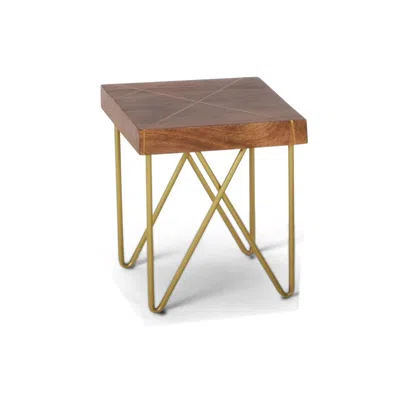 Steve Silver Walter End Table In Brown