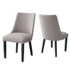 Steve Silver Xena Gray Upholstered Sidechair, Set Of 2 In Gray