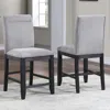 Steve Silver Yves Counter Chair - Grey (set Of 2)