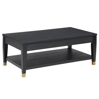 Steve Silver Yves Lift-top Cocktail Table In Gray