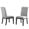 Steve Silver Yves Performance Side Chair, Grey