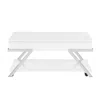 Steve Silver Zena Lift-top Cocktail Table W/casters In White
