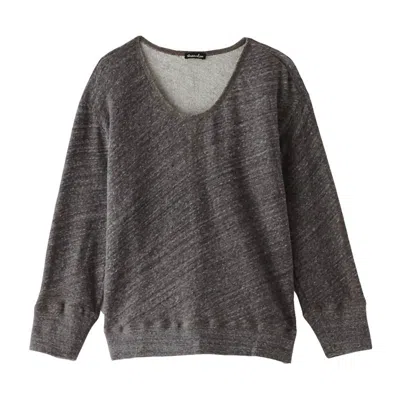 Steven Alan Women French Terry Pullover Sweatshirt In Gray In Grey