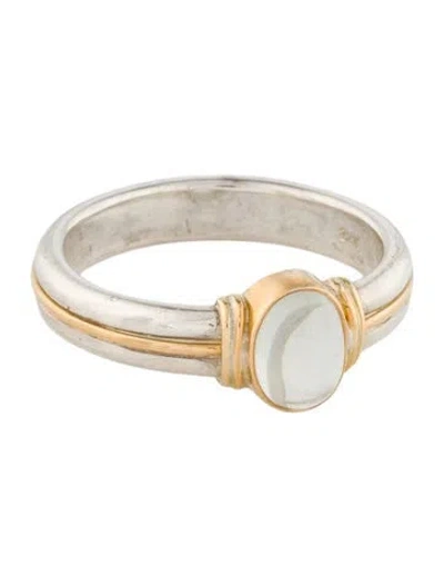 Pre-owned Steven Battelle 1.46ct Moonstone Cocktail Ring In Multi