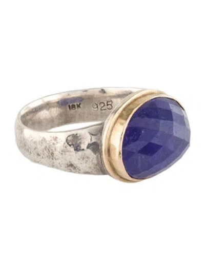 Pre-owned Steven Battelle Tanzanite Cocktail Ring In Multi