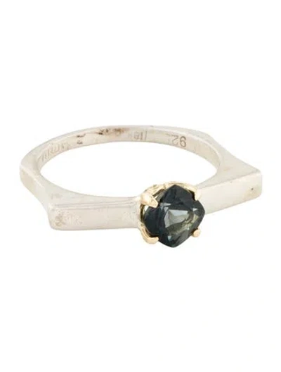 Pre-owned Steven Battelle Tourmaline Cocktail Ring In Multi