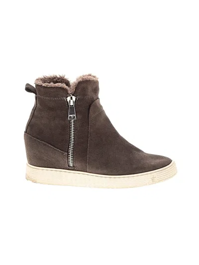 Pre-owned Steven By Steve Madden Ankle Boots In Brown