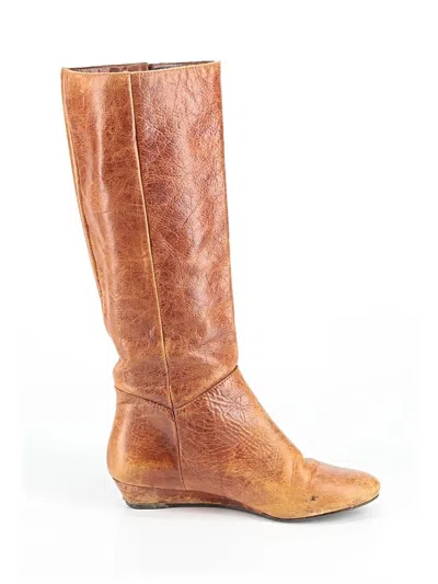 Pre-owned Steven By Steve Madden Boots In Brown