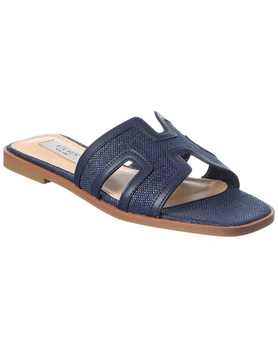 Steven By Steve Madden Eadie O Sandal In Blue