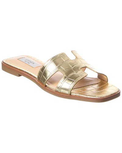 Steven By Steve Madden Eadie Sandal In Gold