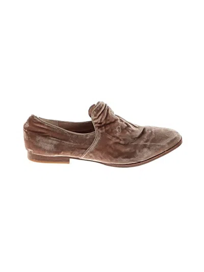 Pre-owned Steven By Steve Madden Flats In Brown