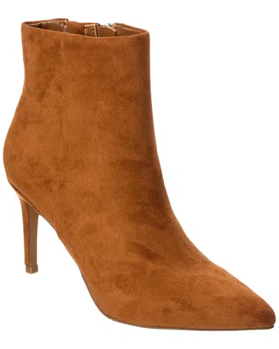 Steven By Steve Madden Lasting Leather Bootie In Brown