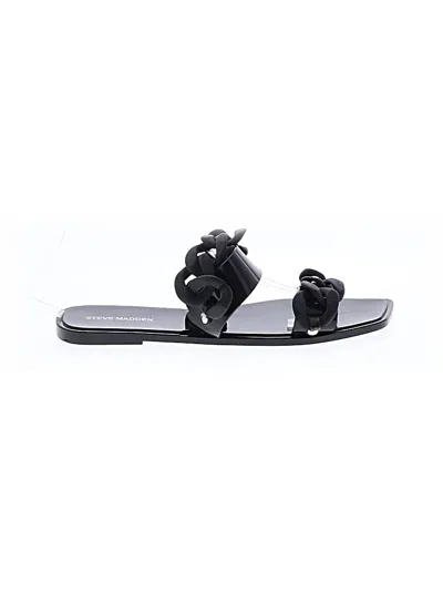 Pre-owned Steven By Steve Madden Sandals In Black