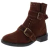 Steven By Steve Madden Zephyr Womens Suede Ankle Booties In Multi