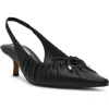 Steven New York Blume Pointed Toe Slingback Pump In Black