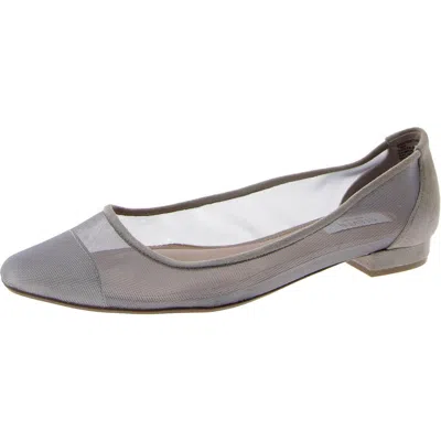 Steven New York Bridget Womens Mesh Slip On Flats In Grey