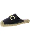 Steven New York Evie Womens Faux Leather Slip On Mules In Multi