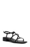 Steven New York Hapi Caged Sandal In Black