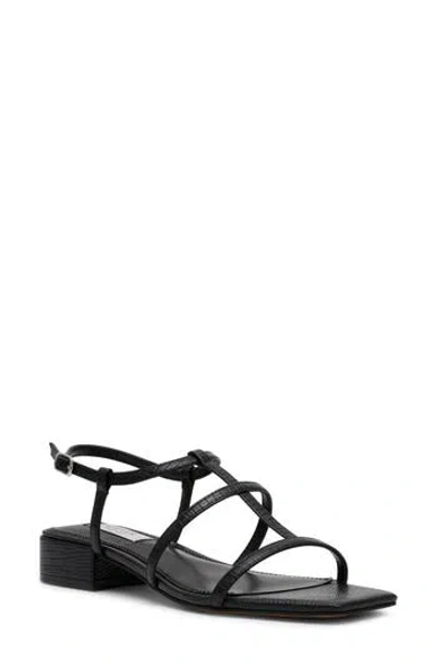 Steven New York Hapi Caged Sandal In Black