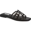 Steven New York Harlien Mesh Slide Sandal In Brown