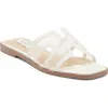 Steven New York Harlien Mesh Slide Sandal In White