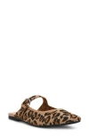 Steven New York Ingrid Mary Jane Mule In Taupe Multi/leopard
