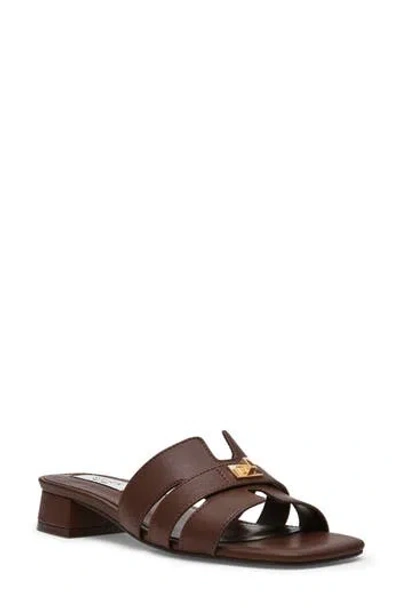 Steven New York Laurin Slide Sandal In Brown