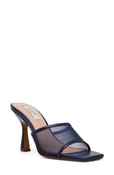 Steven New York Lydia Mesh Sandal In Navy