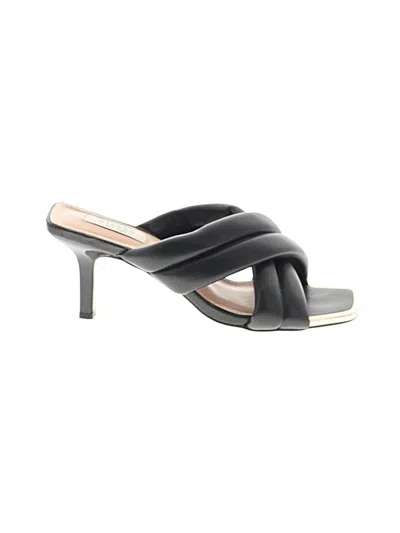 Pre-owned Steven New York Mule/clog In Black