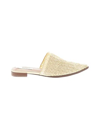 Pre-owned Steven New York Mule/clog In Gold