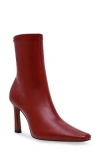 Steven New York Sally Pointed Toe Boot In Red