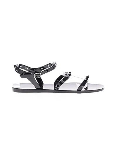 Pre-owned Steven New York Sandals In Black