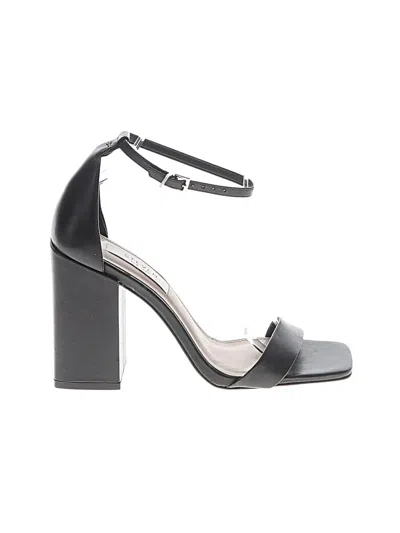 Pre-owned Steven New York Sandals In Black