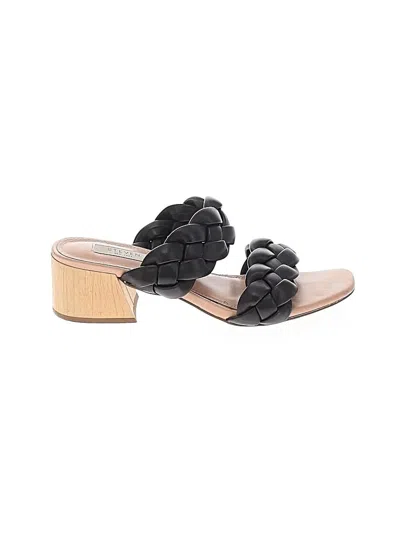 Pre-owned Steven New York Sandals In Black
