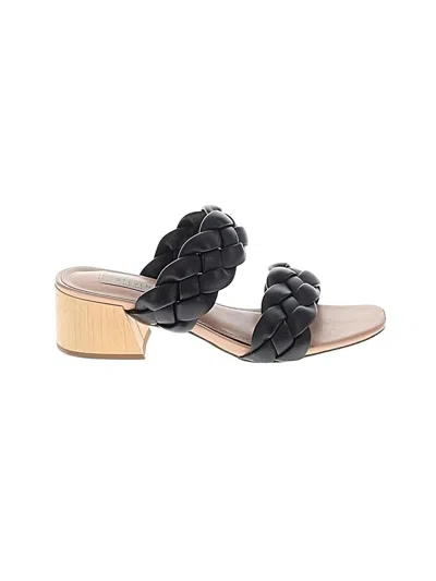 Pre-owned Steven New York Sandals In Black