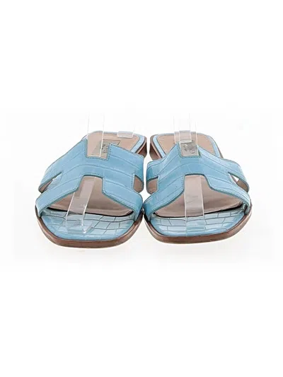 Pre-owned Steven New York Sandals In Blue