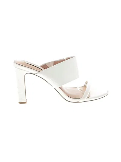 Pre-owned Steven New York Sandals In White