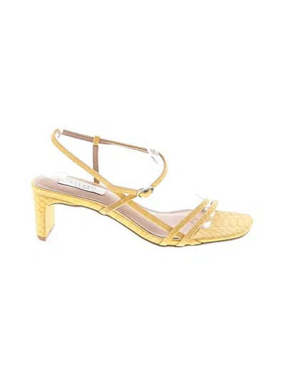 Pre-owned Steven New York Sandals In Yellow