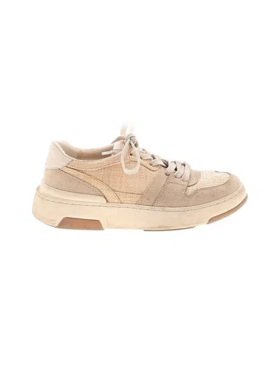 Pre-owned Steven New York Sneakers In Tan