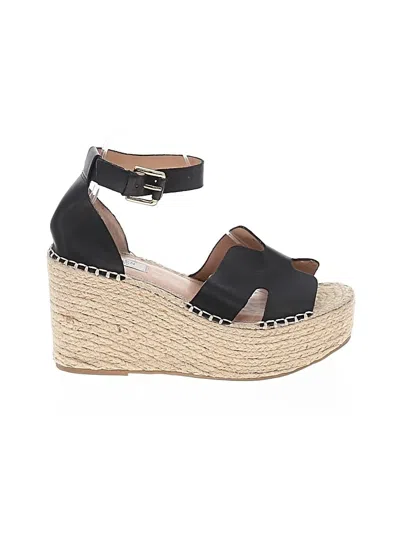 Pre-owned Steven New York Wedges In Black